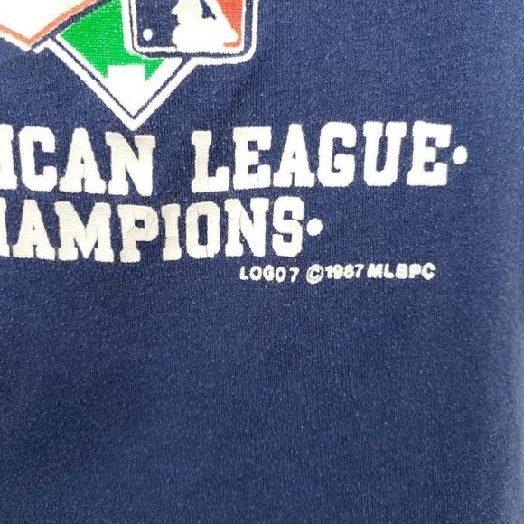 Minnesota Twins T Shirt Vintage 80s 1987 World Series Champions 50/50 Made In US - Picture 3 of 8